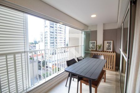 Terraço de apartamento à venda com 2 quartos, 62m² em Brooklin Paulista, São Paulo