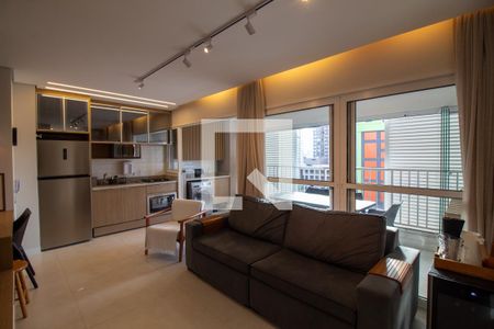 Sala de apartamento à venda com 2 quartos, 62m² em Brooklin Paulista, São Paulo
