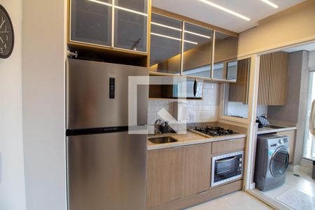 Cozinha de apartamento à venda com 2 quartos, 62m² em Brooklin Paulista, São Paulo