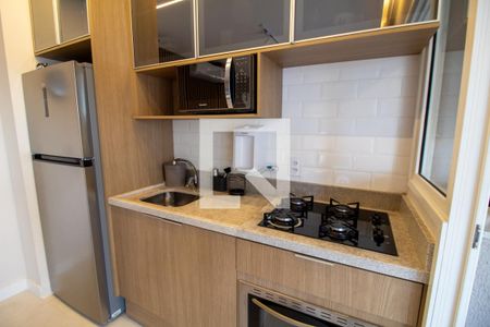 Cozinha de apartamento à venda com 2 quartos, 62m² em Brooklin Paulista, São Paulo
