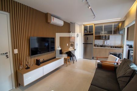 Sala de apartamento à venda com 2 quartos, 62m² em Brooklin Paulista, São Paulo