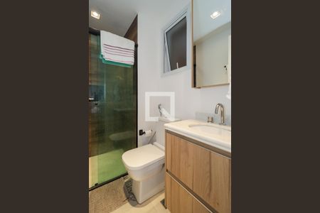 Apartamento à venda com 75m², 1 quarto e 2 vagasBanheiro da Suíte