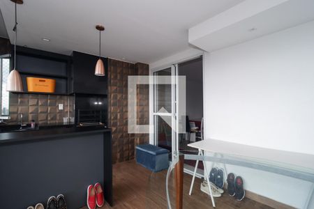 Varanda da Sala de apartamento à venda com 1 quarto, 75m² em Vila Andrade, São Paulo