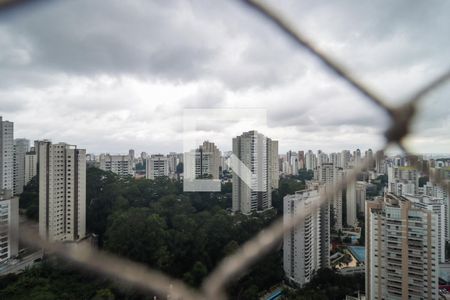 Vista da Varanda da Sala de apartamento à venda com 1 quarto, 75m² em Vila Andrade, São Paulo