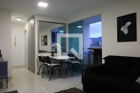Sala de apartamento para alugar com 2 quartos, 69m² em Luxemburgo, Belo Horizonte