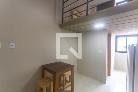 Cozinha de kitnet/studio para alugar com 1 quarto, 28m² em Vila Jordanopolis, São Bernardo do Campo