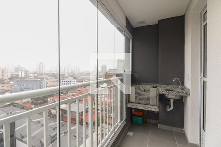 Varanda  de apartamento à venda com 2 quartos, 46m² em Vila Esperança, São Paulo