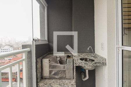 Varanda  de apartamento à venda com 2 quartos, 46m² em Vila Esperança, São Paulo