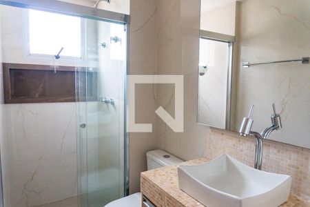 Banheiro da Suíte de apartamento à venda com 2 quartos, 100m² em Vila Guarani (z Sul), São Paulo