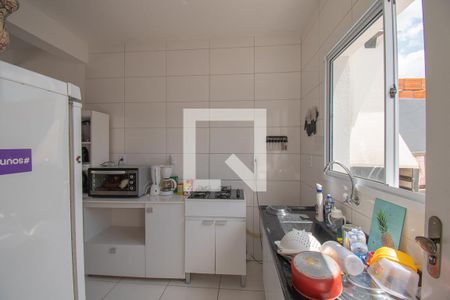 Sala/Cozinha de casa de condomínio à venda com 2 quartos, 52m² em Rondônia, Novo Hamburgo