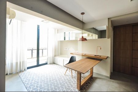 Sala de apartamento à venda com 1 quarto, 49m² em Pinheiros, São Paulo