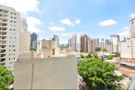 Vista da Varanda de apartamento à venda com 1 quarto, 49m² em Pinheiros, São Paulo