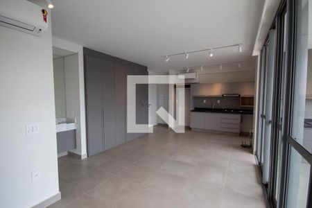 Sala - quarto de apartamento para alugar com 1 quarto, 53m² em Alto da Boa Vista, Ribeirão Preto