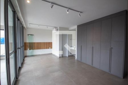 Sala - quarto de apartamento para alugar com 1 quarto, 53m² em Alto da Boa Vista, Ribeirão Preto