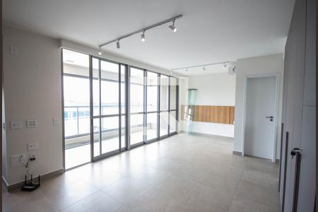 Sala - quarto de apartamento para alugar com 1 quarto, 53m² em Alto da Boa Vista, Ribeirão Preto