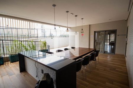 Studio para alugar com 60m², 1 quarto e 1 vagaÁrea gourmet