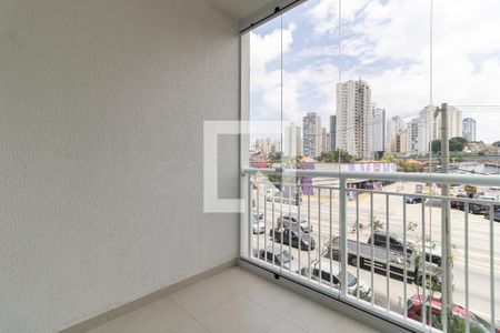 Varanda da Sala de apartamento para alugar com 1 quarto, 45m² em Vila Dom Pedro I, São Paulo