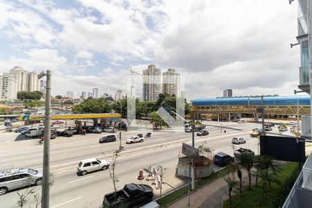 Varanda da Sala de apartamento para alugar com 1 quarto, 45m² em Vila Dom Pedro I, São Paulo