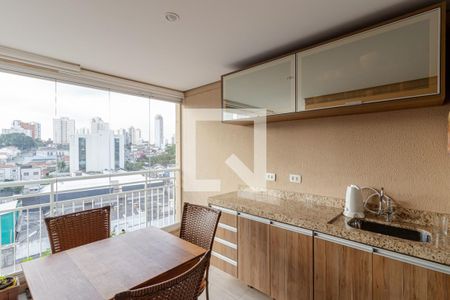 Varanda gourmet de apartamento para alugar com 3 quartos, 80m² em Vila Dom Pedro I, São Paulo