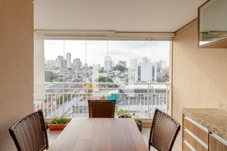 Varanda gourmet de apartamento para alugar com 3 quartos, 80m² em Vila Dom Pedro I, São Paulo