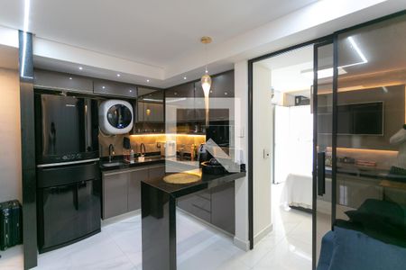 Sala/Cozinha de apartamento à venda com 1 quarto, 34m² em Funcionários, Belo Horizonte