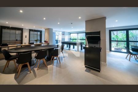 Studio para alugar com 29m², 1 quarto e sem vaga Studio para alugar com 29m², 1 quarto e sem vagaSala de Jogos