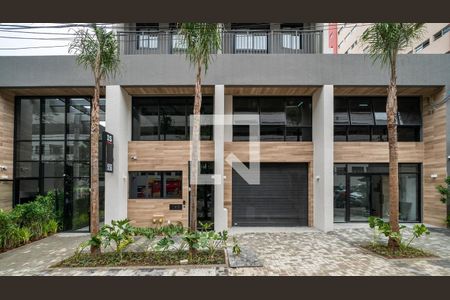 Studio para alugar com 29m², 1 quarto e sem vaga Studio para alugar com 29m², 1 quarto e sem vagaFachada