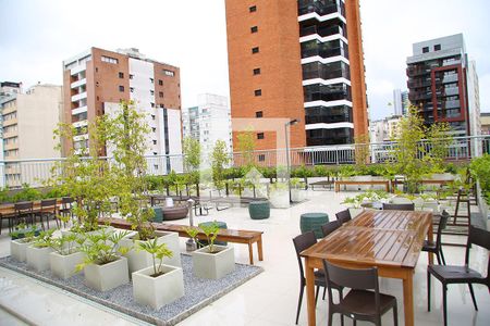 Área comum de kitnet/studio para alugar com 1 quarto, 32m² em Pinheiros, São Paulo