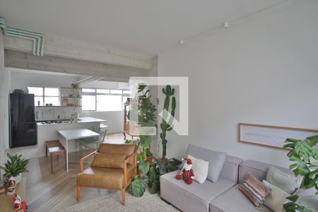 Sala de apartamento para alugar com 2 quartos, 71m² em Boqueirão, Santos