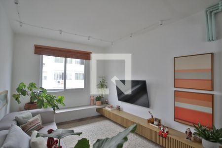 Sala de apartamento para alugar com 2 quartos, 71m² em Boqueirão, Santos