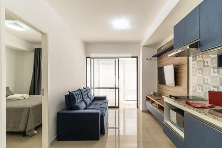 Sala de apartamento à venda com 1 quarto, 42m² em Santa Cecília, São Paulo