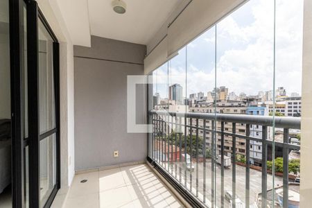 Varanda - Janela Antirruído de apartamento à venda com 1 quarto, 42m² em Santa Cecília, São Paulo
