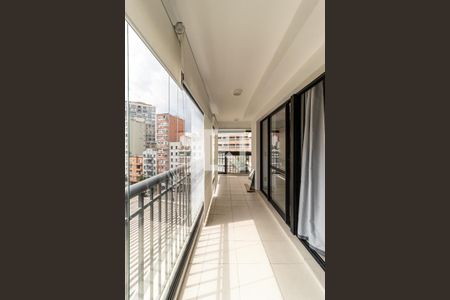 Varanda de apartamento à venda com 1 quarto, 42m² em Santa Cecília, São Paulo