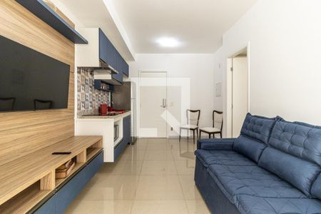 Sala de apartamento à venda com 1 quarto, 42m² em Santa Cecília, São Paulo