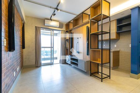 Sala de apartamento à venda com 1 quarto, 45m² em Bosque, Campinas