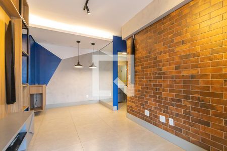 Sala de apartamento à venda com 1 quarto, 45m² em Bosque, Campinas