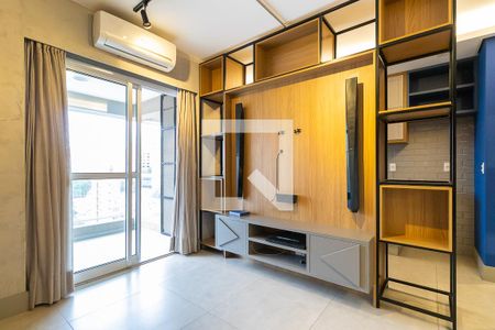 Sala de apartamento à venda com 1 quarto, 45m² em Bosque, Campinas