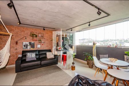 Sala de apartamento para alugar com 2 quartos, 69m² em Luxemburgo, Belo Horizonte