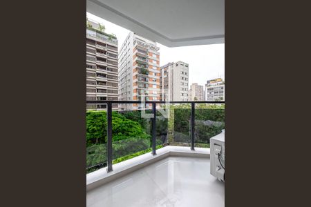 Sala - Varanda de apartamento à venda com 1 quarto, 41m² em Jardim Paulista, São Paulo