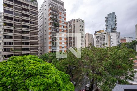 Sala - Vista de apartamento à venda com 1 quarto, 41m² em Jardim Paulista, São Paulo