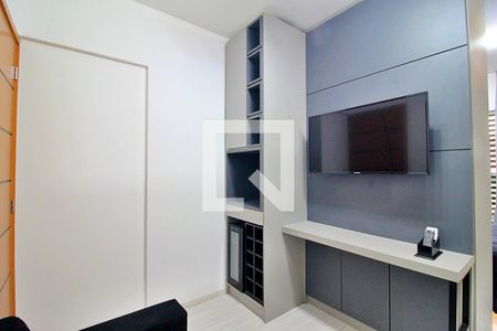 Studio - Sala de apartamento à venda com 1 quarto, 30m² em Jardim, Santo André