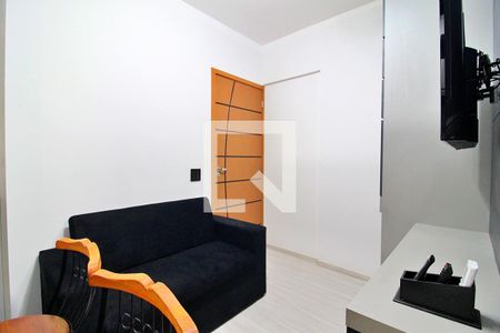 Studio - Sala de apartamento à venda com 1 quarto, 30m² em Jardim, Santo André