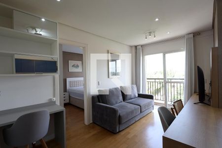 Sala  de apartamento para alugar com 1 quarto, 39m² em Granja Viana, Cotia