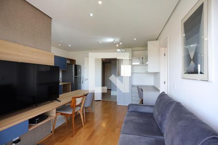 Sala  de apartamento para alugar com 1 quarto, 39m² em Granja Viana, Cotia
