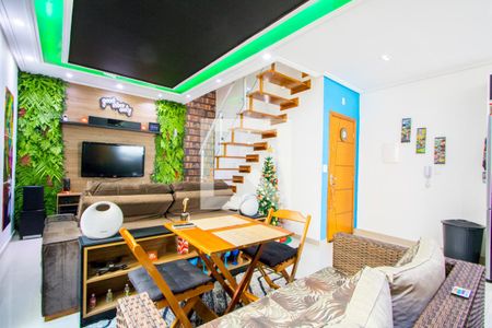 Sala de apartamento para alugar com 2 quartos, 116m² em Vila Assunção, Santo André