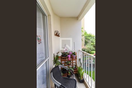 Sacada da Sala de apartamento à venda com 2 quartos, 52m² em Parque Reboucas, São Paulo