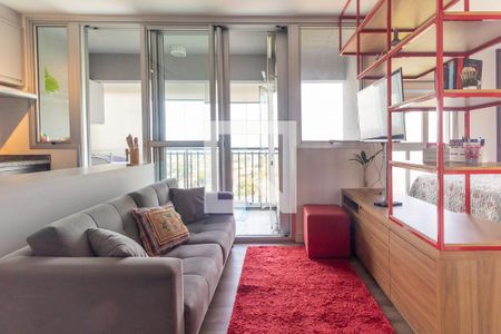 Sala de apartamento para alugar com 1 quarto, 37m² em Vila Madalena, São Paulo