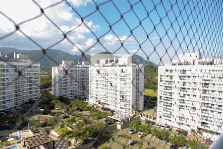 Vista da varanda da sala  de apartamento à venda com 3 quartos, 137m² em Recreio dos Bandeirantes, Rio de Janeiro