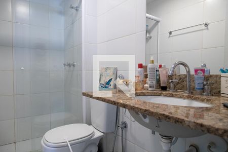 Apartamento à venda com 137m², 3 quartos e 2 vagasBanheiro da suíte 