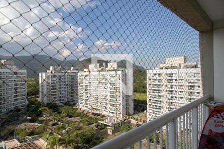 Vista da varanda da sala  de apartamento à venda com 3 quartos, 137m² em Recreio dos Bandeirantes, Rio de Janeiro